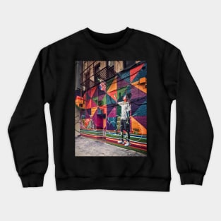 Street Art in Soho, New York City Crewneck Sweatshirt